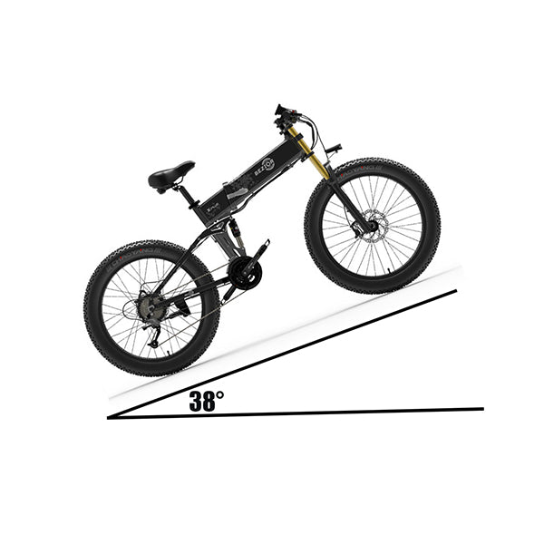 Bezior X Plus 1500W elektrinis dviratis 130km 40km/val.