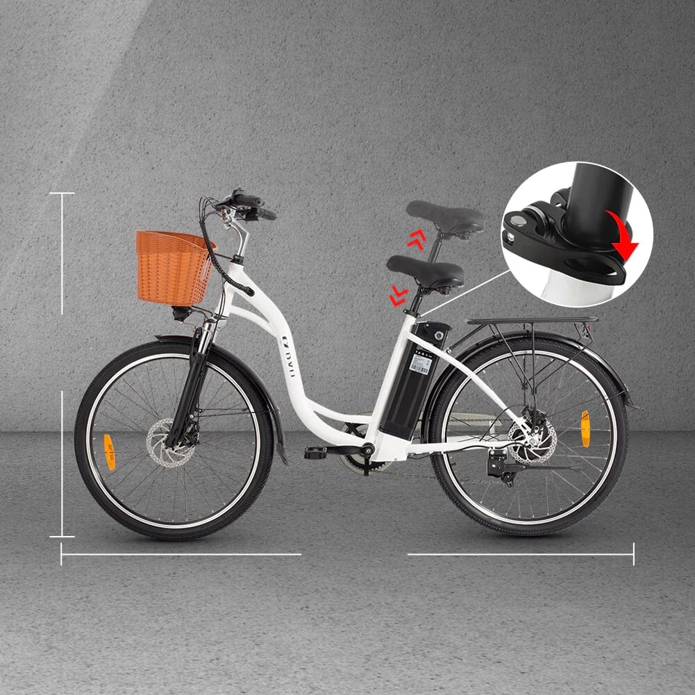 DYU C6 350W elektrinis dviratis