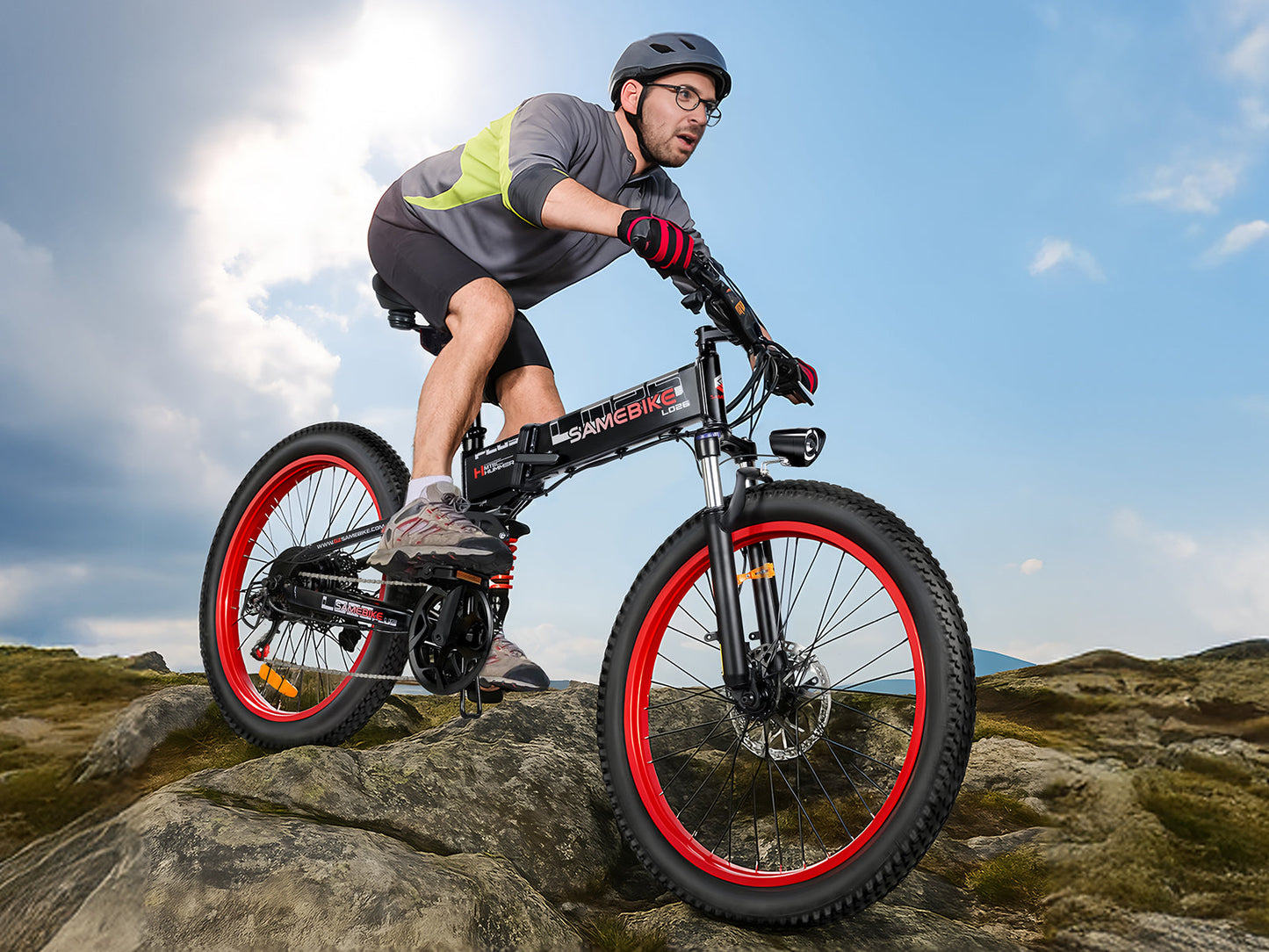 SAMEBIKE LO26 Plus visureigis 1000W elektrinis dviratis