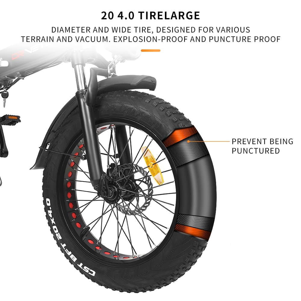 DrveTion BT20 750W elektrinis dviratis 45km/h