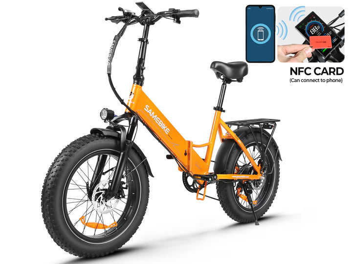 SAMEBIKE LOTDM200-II 750W sulankstomas elektrinis dviratis su Žemu Rėmu