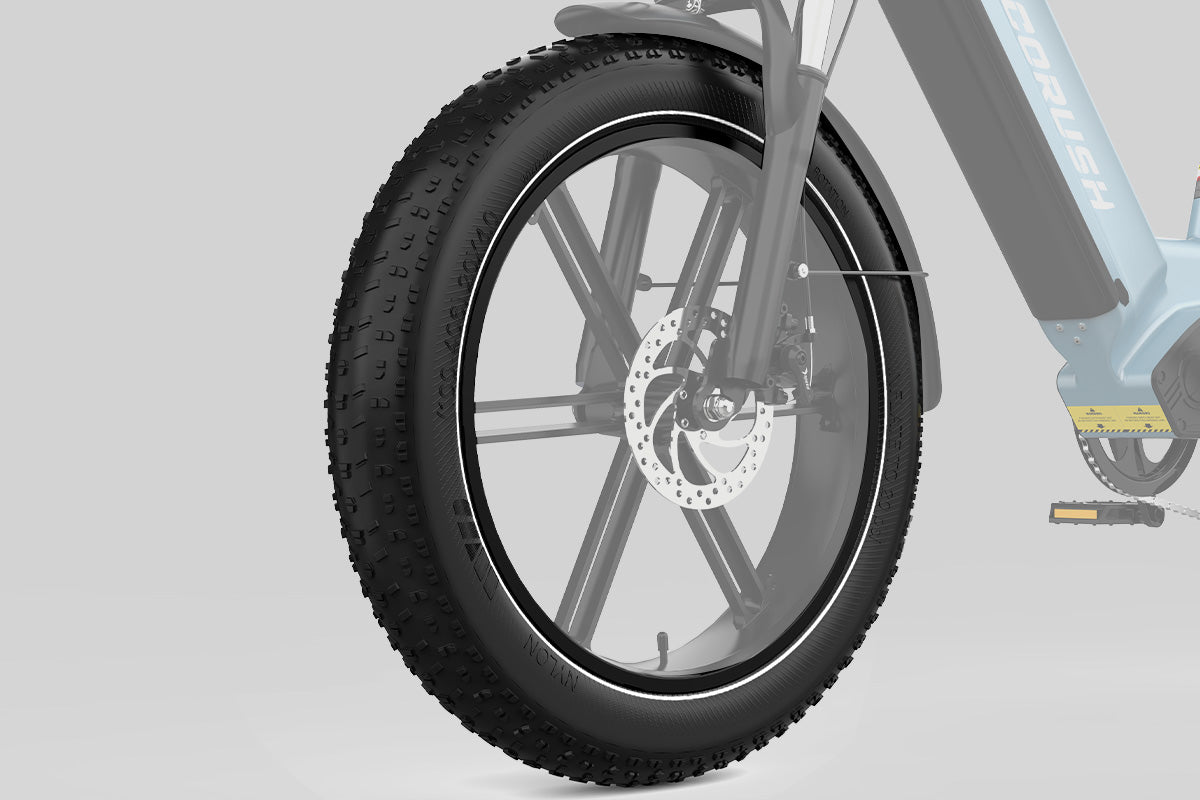 ECORUSH ECO R6 visureigis elektrinis dviratis