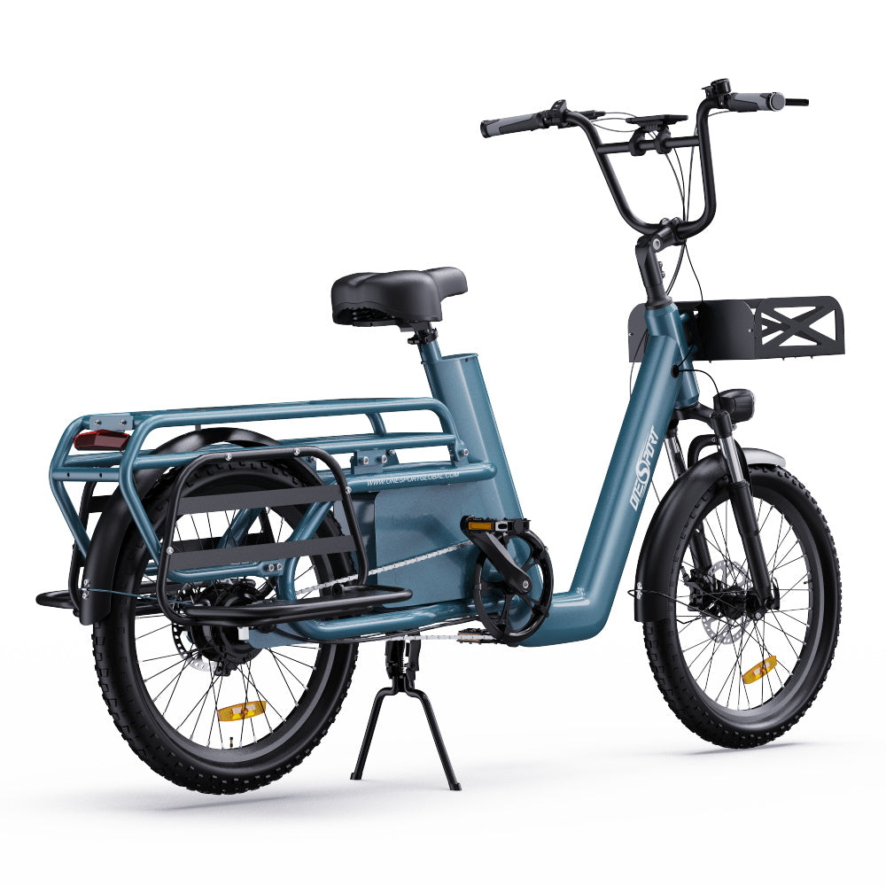 OneSport OT01 longtail cargo elektrinis dviratis