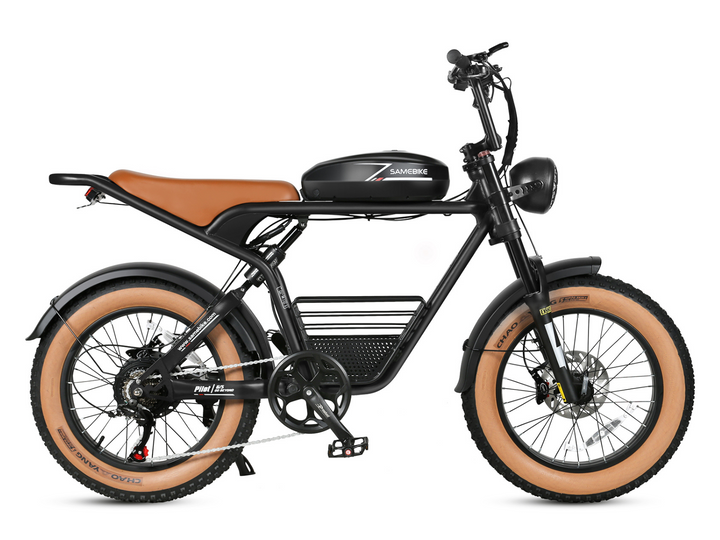 SAMEBIKE M20 1000W elektrinis motociklas 50km/val.