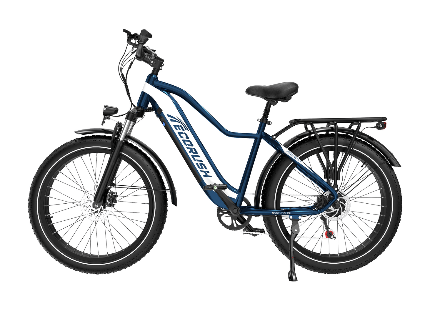 ECORUSH ECO R1 elektrinis dviratis su aukštu rėmu
