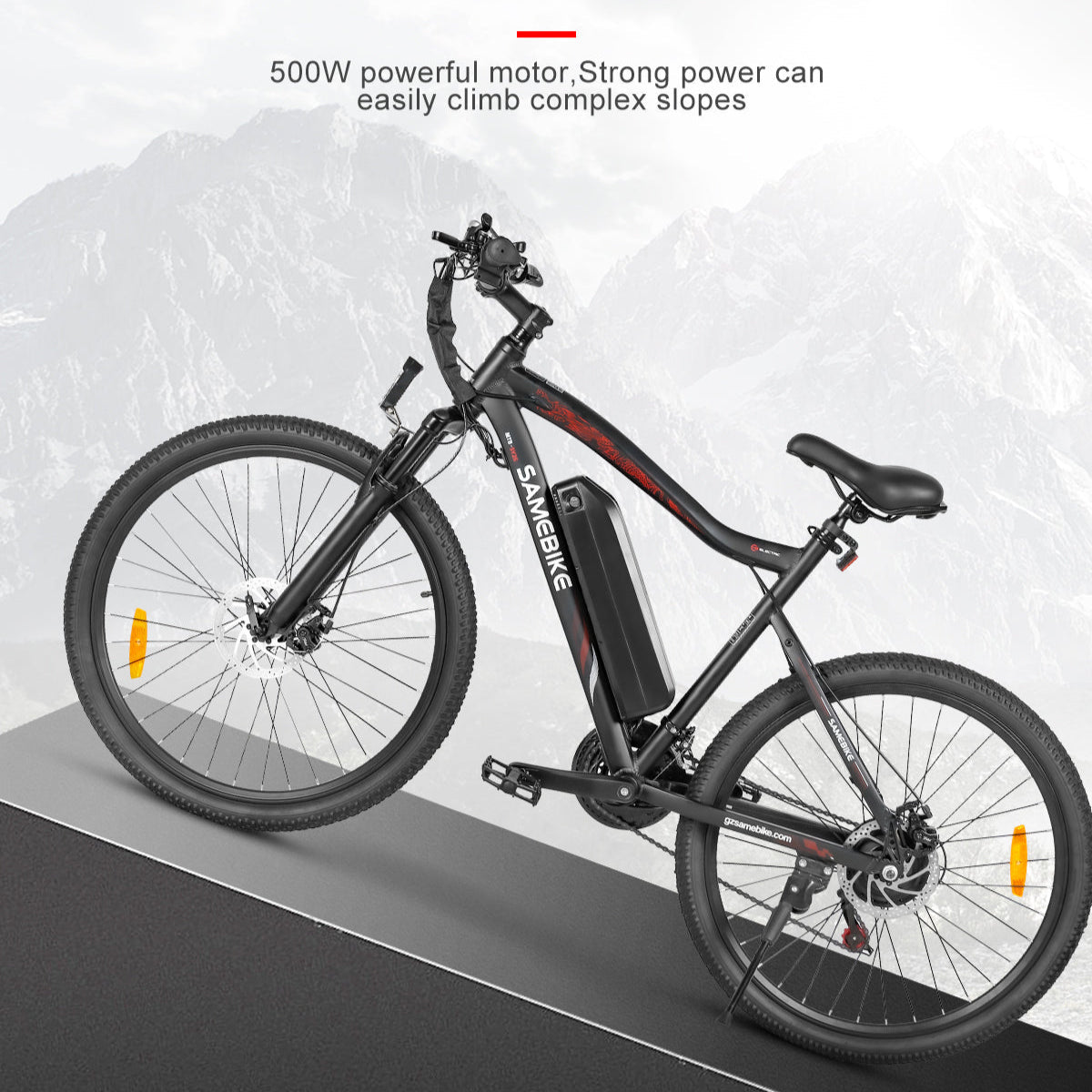 SAMEBIKE SY26 II 500W kalnų elektrinis dviratis