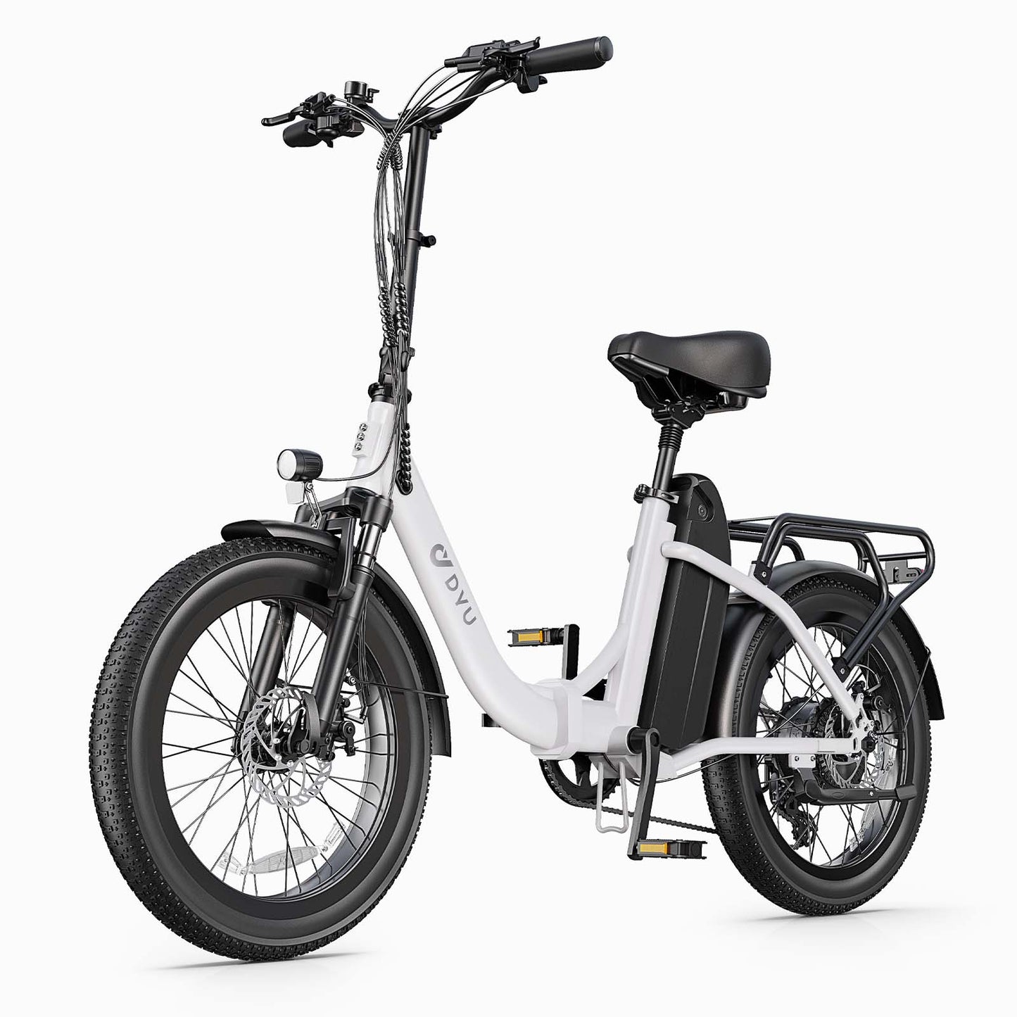 DYU C9 20colių ilgo nuotolio sulankstoma elektrinė dviračio