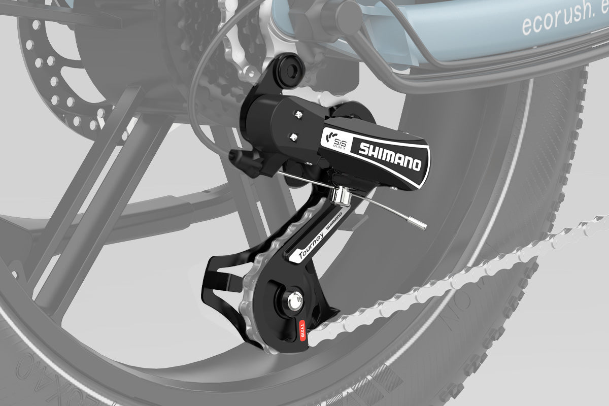 ECORUSH ECO R6 visureigis elektrinis dviratis