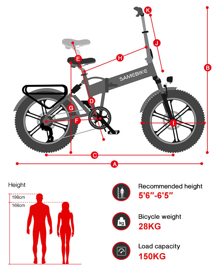 SAMEBIKE XWXL09 II 1000W sulankstomas elektrinis dviratis 80km 35km/val.