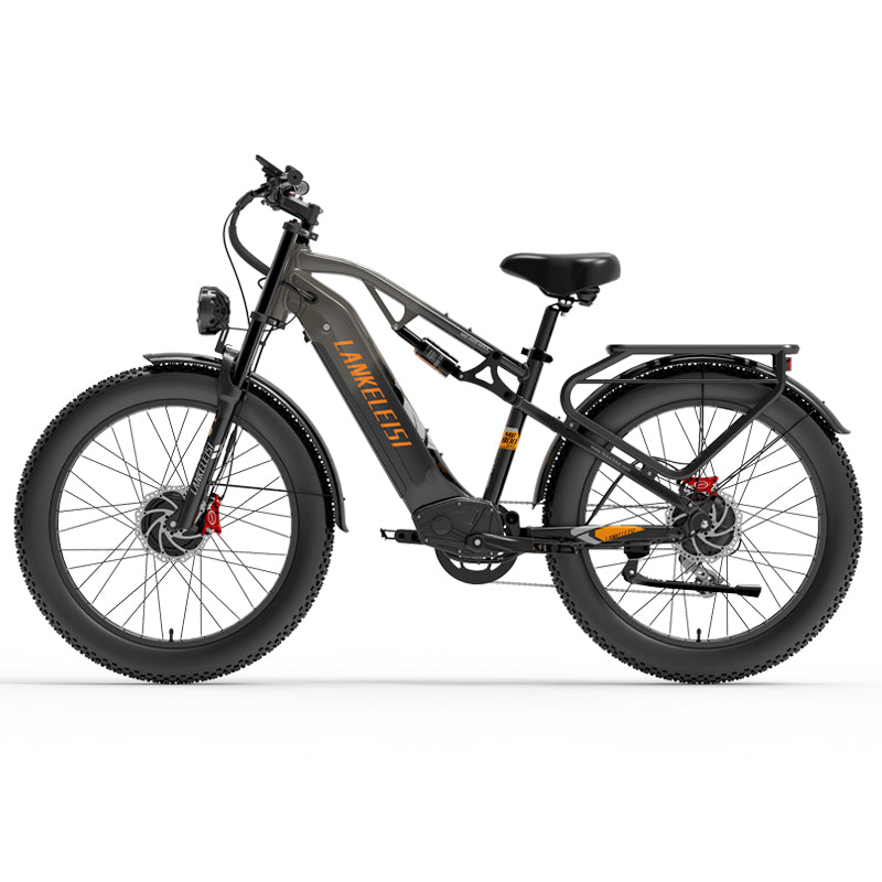 LANKELEISI MG800 Max 2000W dvigubas variklis, 26 colių visureigis riebios padangos elektrinis dviratis
