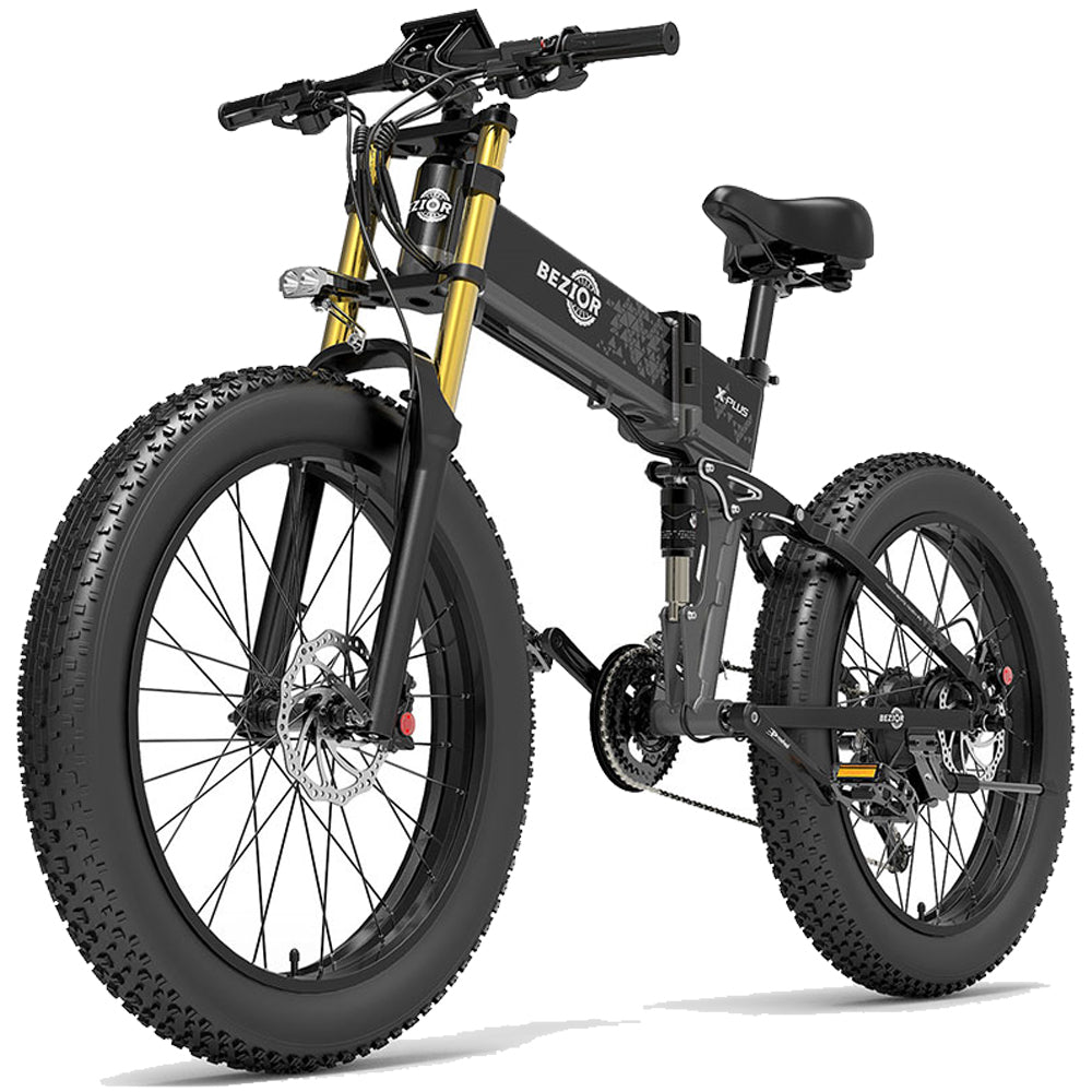 Bezior X Plus 1500W elektrinis dviratis 60km 40km/val.