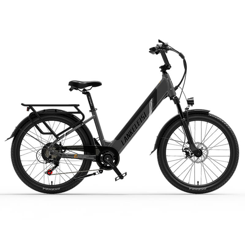 LANKELEISI ES500PRO elektrinis miesto dviratis (NAUJIENA 2023 M.)