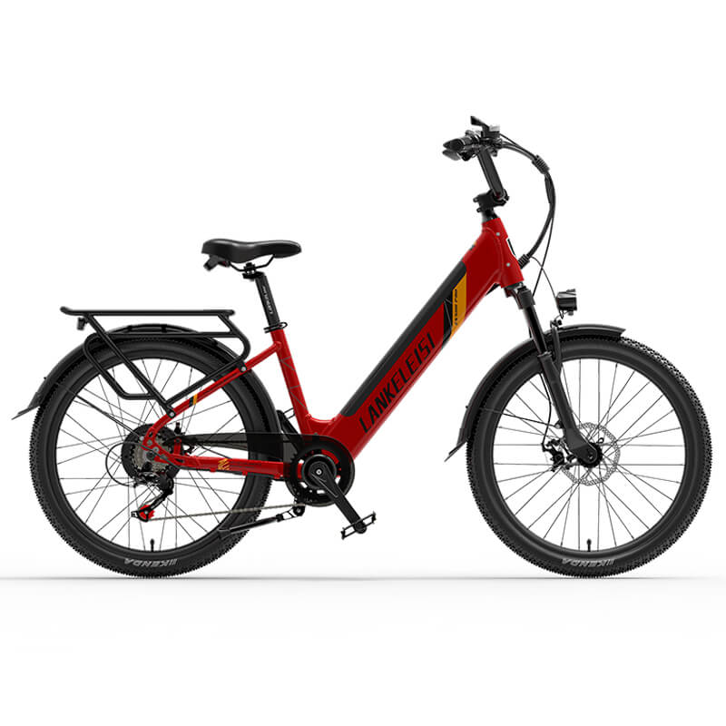 LANKELEISI ES500PRO elektrinis miesto dviratis (NAUJIENA 2023 M.)