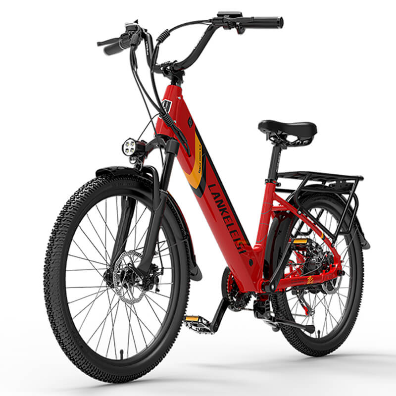 LANKELEISI ES500PRO elektrinis miesto dviratis (NAUJIENA 2023 M.)
