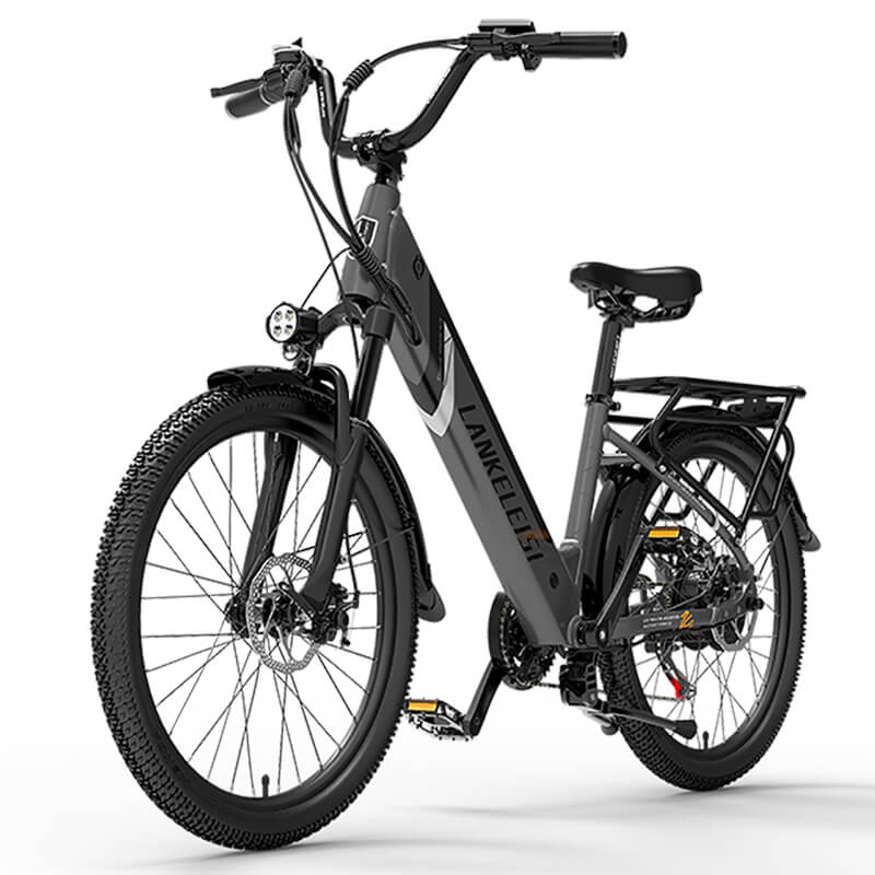 LANKELEISI ES500PRO elektrinis miesto dviratis (NAUJIENA 2023 M.)