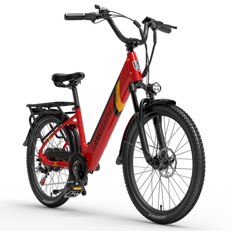 LANKELEISI ES500PRO elektrinis miesto dviratis (NAUJIENA 2023 M.)