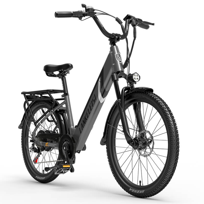 LANKELEISI ES500PRO elektrinis miesto dviratis (NAUJIENA 2023 M.)