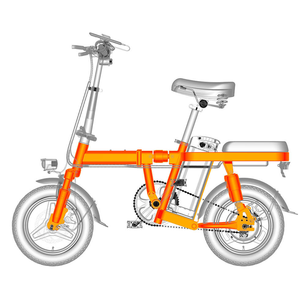 ENGWE T14 250W sulankstomas elektrinis dviratis 80km