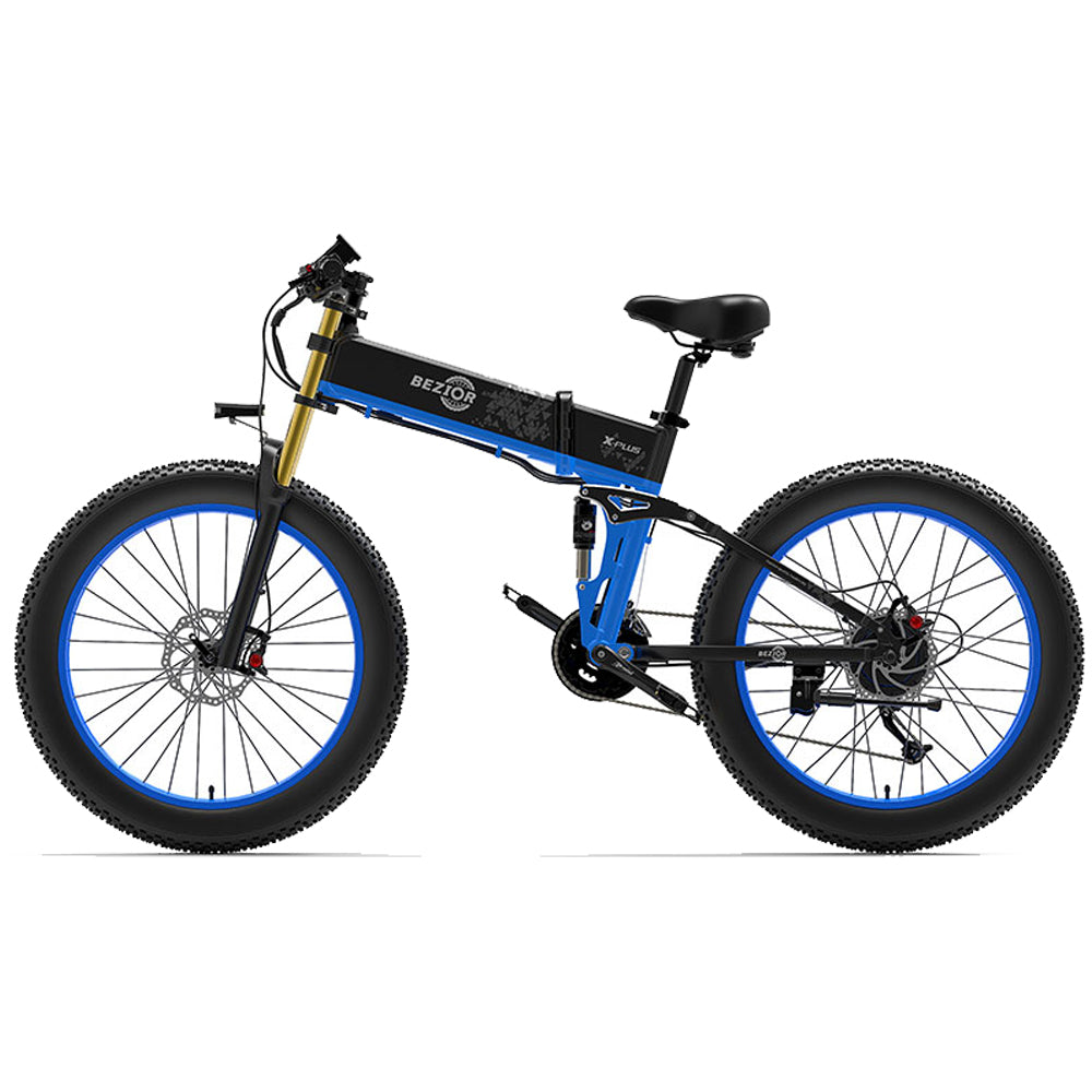 Bezior X Plus 1500W elektrinis dviratis 60km 40km/val.