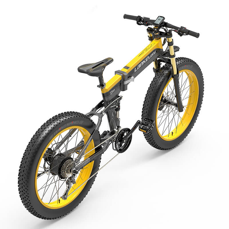 LANKELEISI XT750 plus big fork fat padanga kalnų elektrinis dviratis