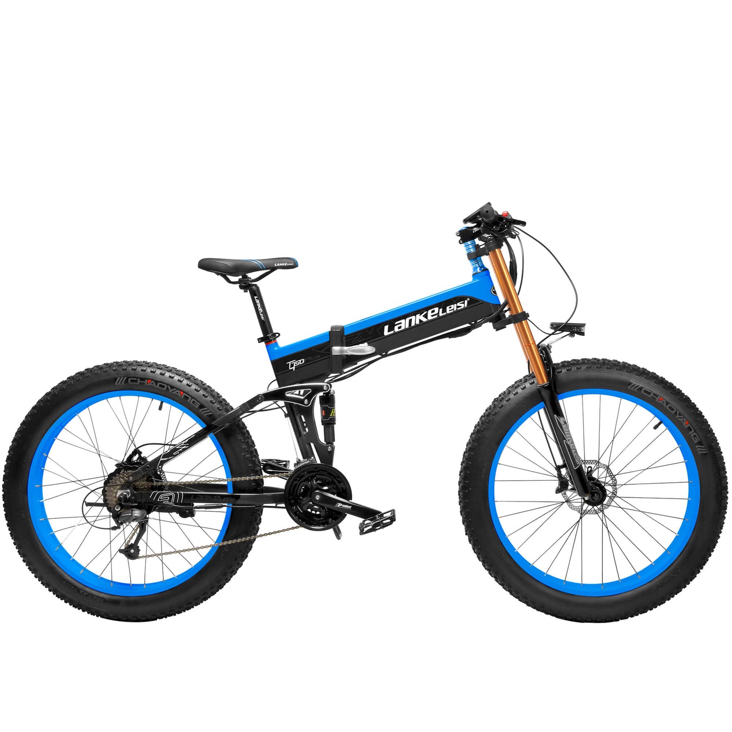 LANKELEISI XT750 plus big fork fat padanga kalnų elektrinis dviratis