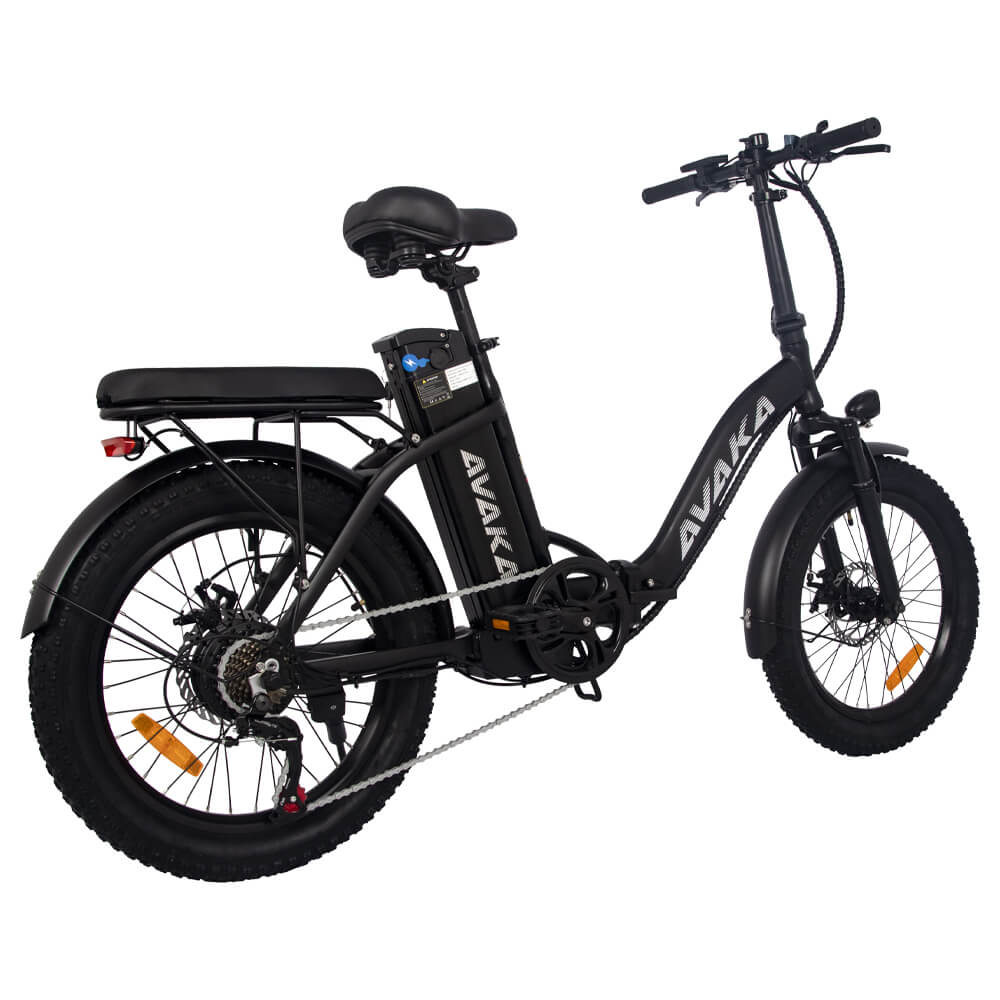 AVAKA BZ20 Plus 500W sulankstomi miesto elektriniai dviračiai 80Km