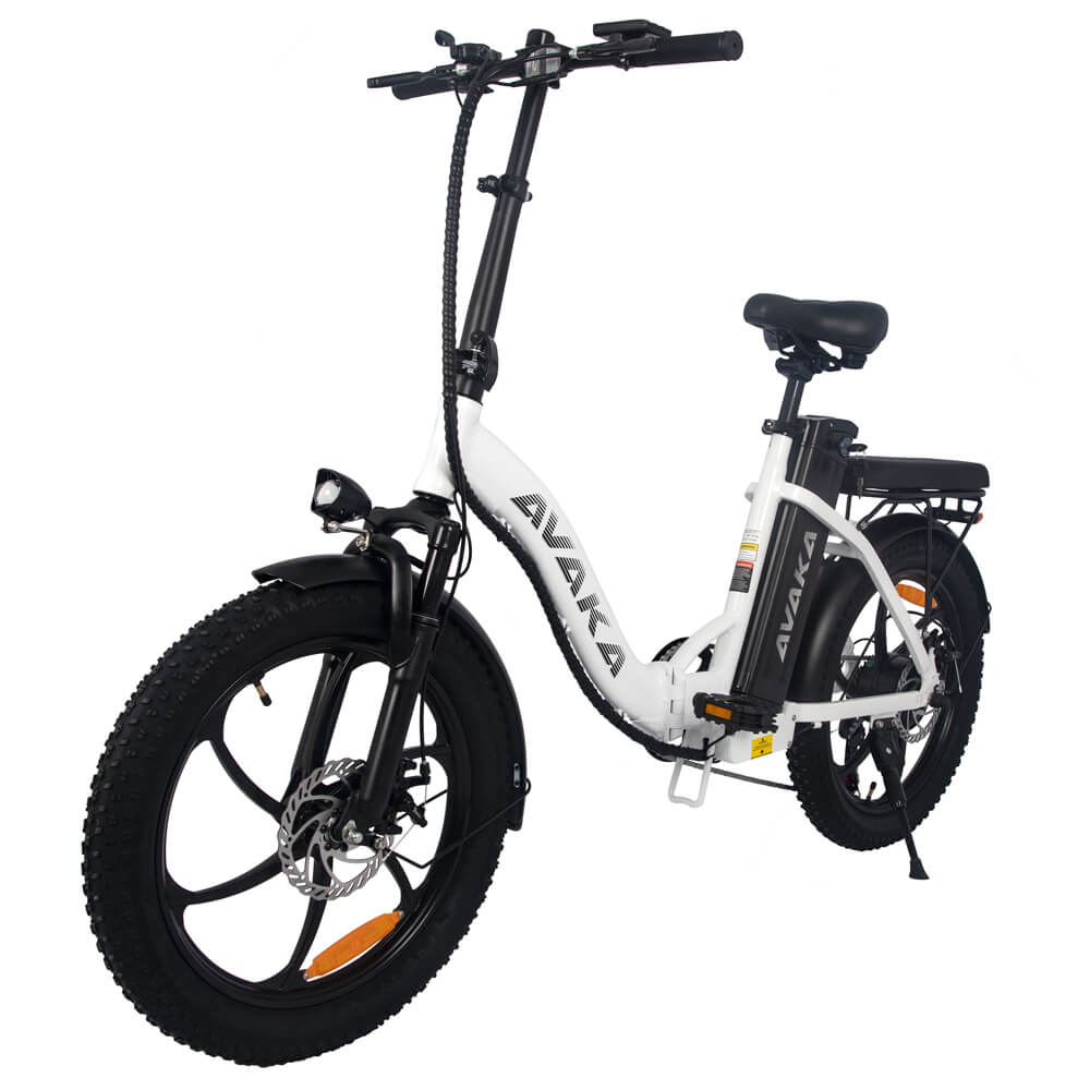 AVAKA BZ20 Plus 500W sulankstomi miesto elektriniai dviračiai 80Km