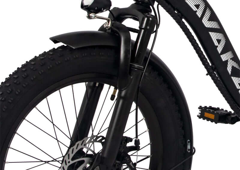 AVAKA BZ20 Plus 500W sulankstomi miesto elektriniai dviračiai 80Km