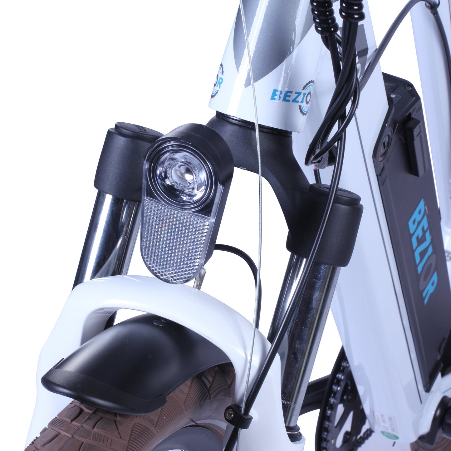 Bezior M2 Pro 500W 100km miesto elektrinis dviratis