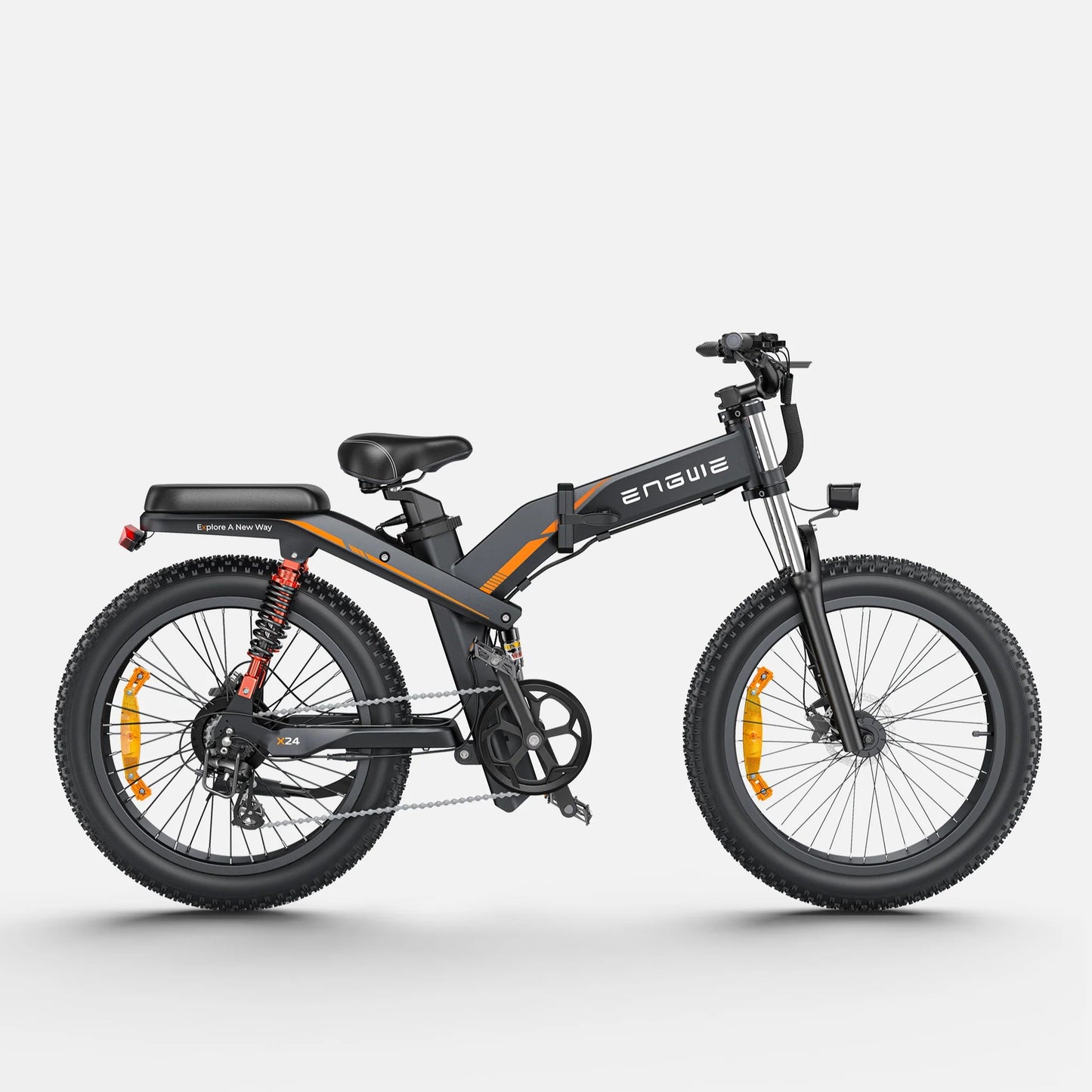 ENGWE X26 sulankstomas kalnų elektrinis dviratis 120km 25km/val.