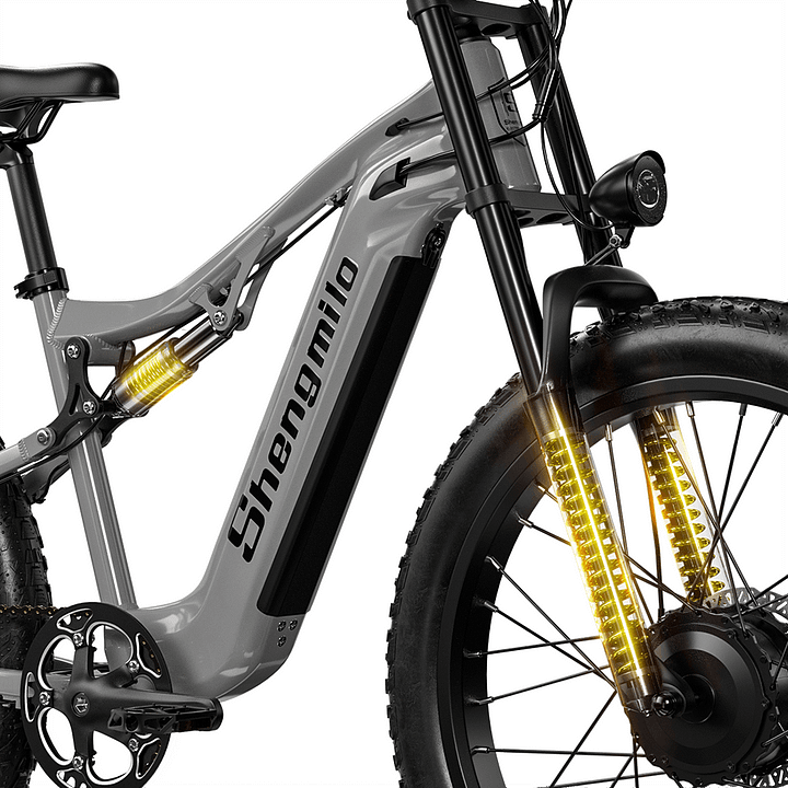Shengmilo S600 2000W dvigubas variklis elektrinis kalnų dviratis