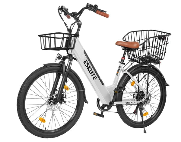 ESKUTE C100 Plus elektrinis miesto dviratis