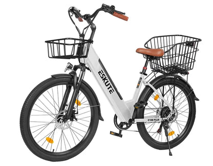 ESKUTE C100 Plus elektrinis miesto dviratis