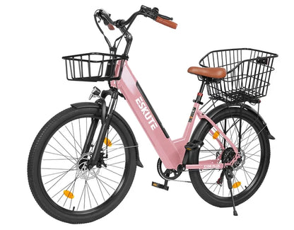 ESKUTE C100 Plus elektrinis miesto dviratis