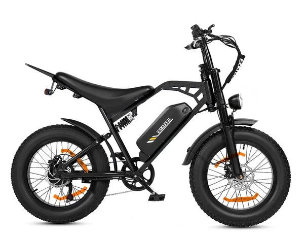 ESKUTE V202 – Retro stiliaus elektrinis dviratis