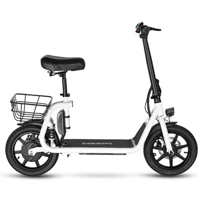SAMEBIKE SM-C02 sulankstomas elektrinis paspirtukas (su sėdyne)