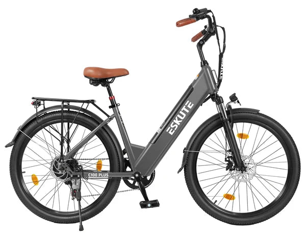 ESKUTE C100 Plus elektrinis miesto dviratis