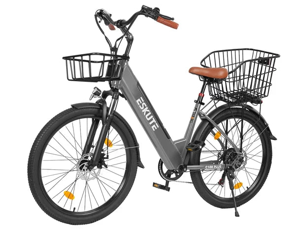 ESKUTE C100 Plus elektrinis miesto dviratis