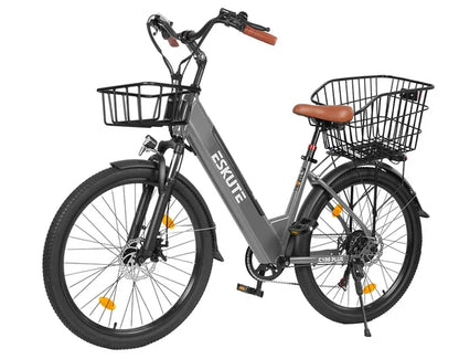ESKUTE C100 Plus elektrinis miesto dviratis