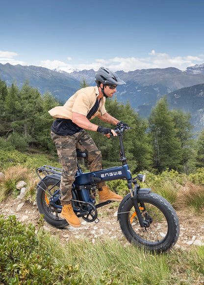 ENGWE Engine Pro 3.0 Boost – 130 km nuotolio pilna amortizacija sulankstomas elektrinis dviratis