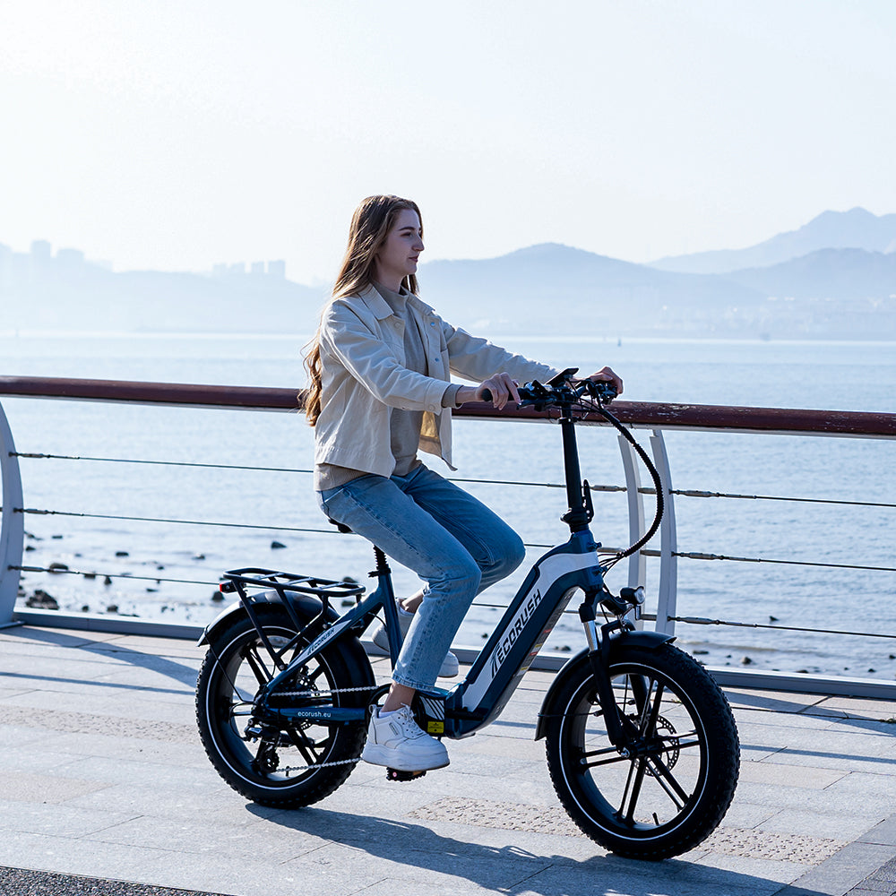ECORUSH ECO R2 20×4.0 colių sulankstomas elektrinis dviratis