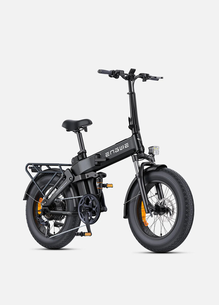 ENGWE Engine Pro 3.0 Boost – 130 km nuotolio pilna amortizacija sulankstomas elektrinis dviratis