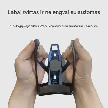 Universalus dviračio gertuvės laikiklis be gręžimo
