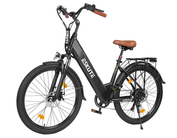 ESKUTE C100 Plus elektrinis miesto dviratis