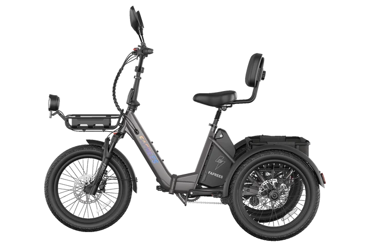 FAFREES F20 Mate II – Patogus elektrinis triratis su iki 100 km nuvažiuojamu atstumu