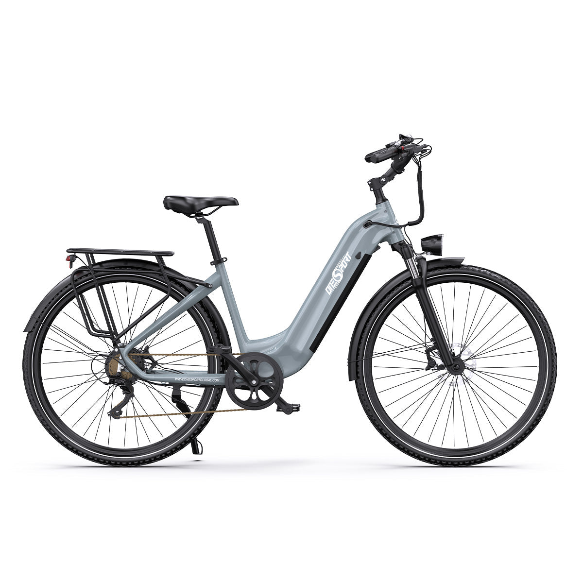Onesport OT05 Pro elektrinis miesto dviratis su pedalų pagalba