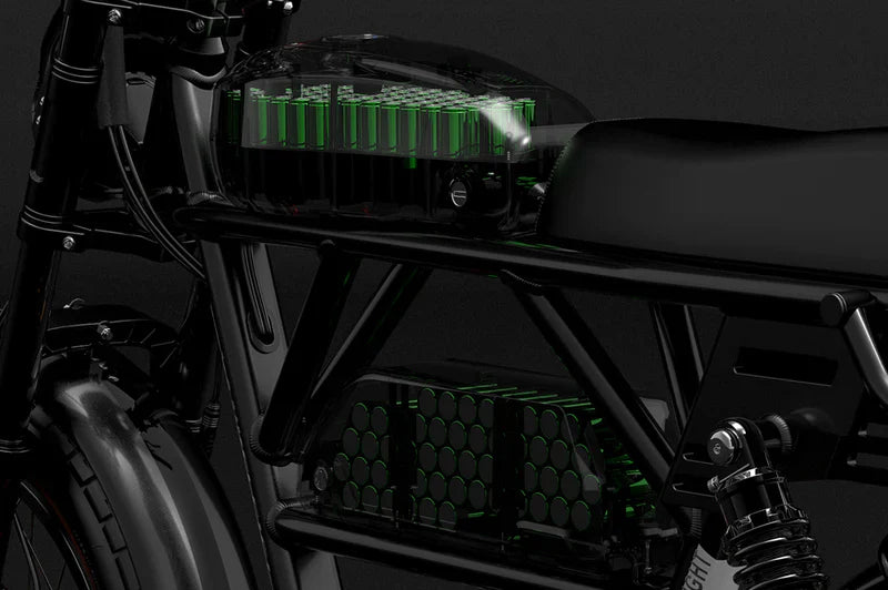 LANKELEISI X-Black Knight 48V20AH elektrinio dviračio akumuliatorius