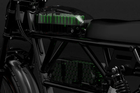 LANKELEISI X-Black Knight 48V20AH elektrinio dviračio akumuliatorius