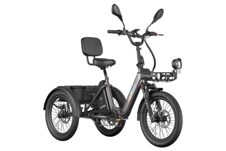 FAFREES F20 Mate II – Patogus elektrinis triratis su iki 100 km nuvažiuojamu atstumu