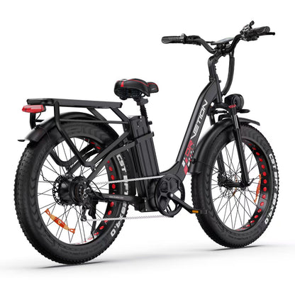 DrveTion CTR26 1000W Didelės Galios Visureigis Elektrinis Fat Bike